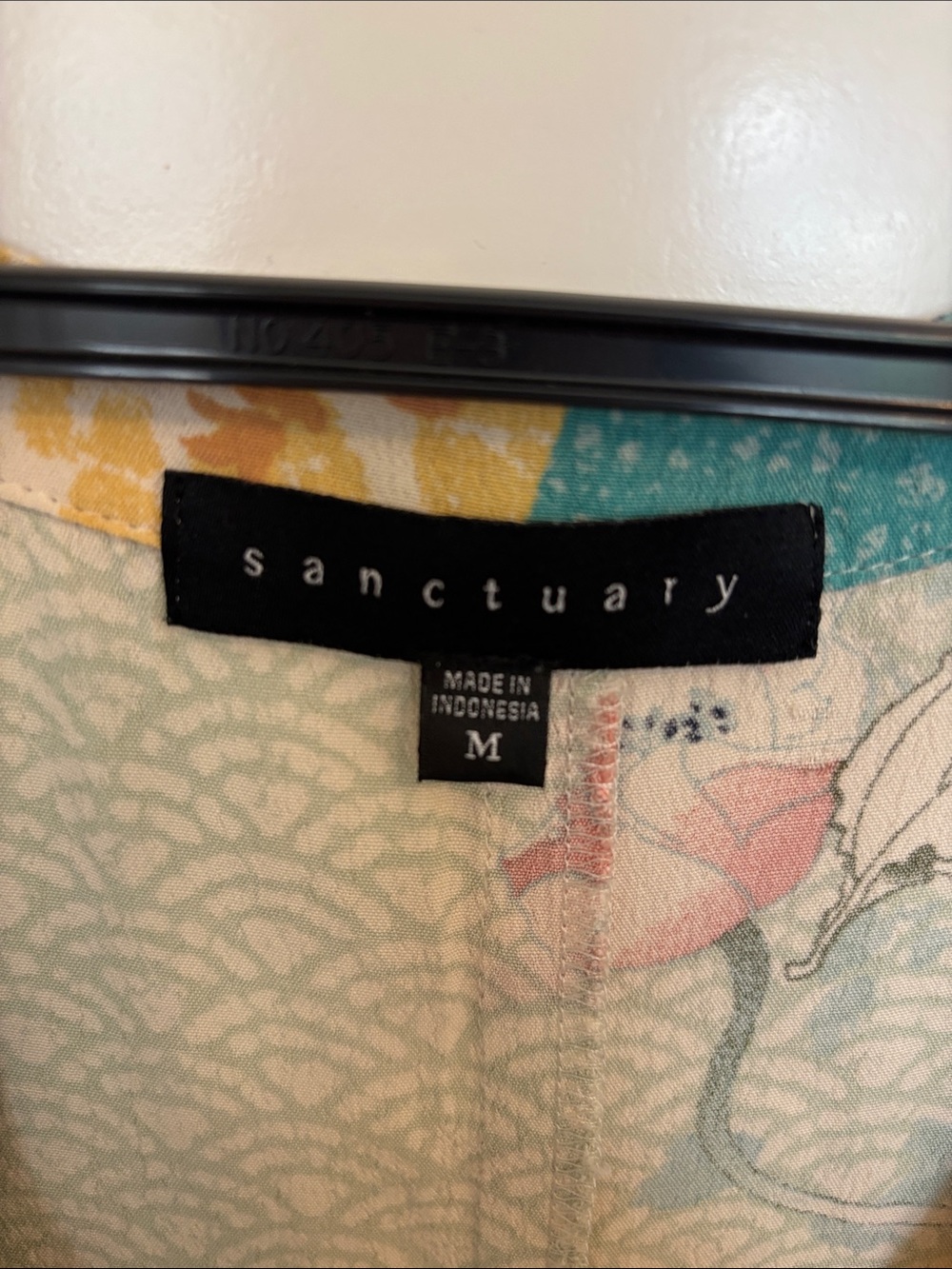 Sanctuary Floral Print Mixed-Panel Tank — Teal, Coral, Navy, Olive - Picture 2 of 3